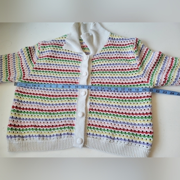 Zara Multicolor Knit Cardigan Size M - Picture 10 of 11
